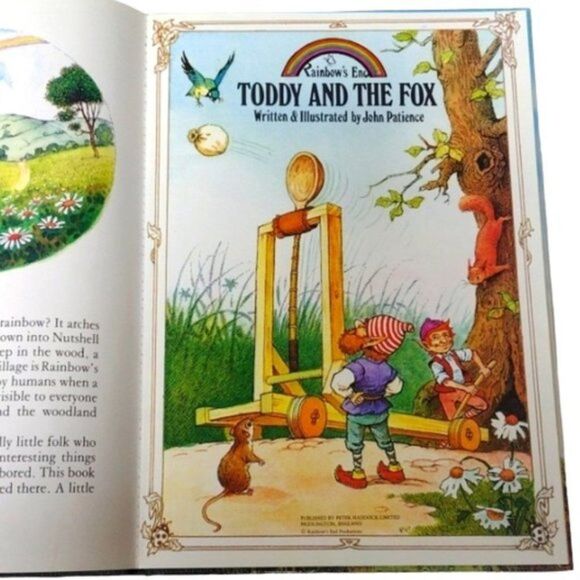 Toddy and the Fox Rainbows End Series Jane Patience Vintage 1987 Hardcover Book - Picture 5 of 8